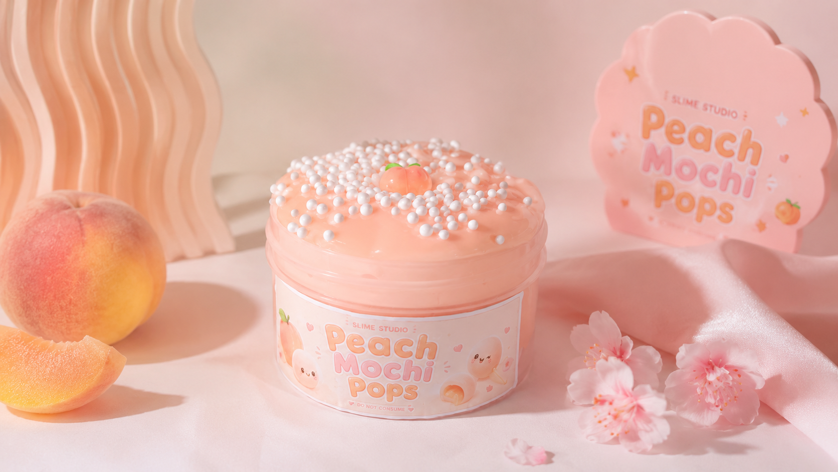 Peach Mochi Pops