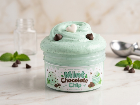 Mint Chocolate Chip Slime